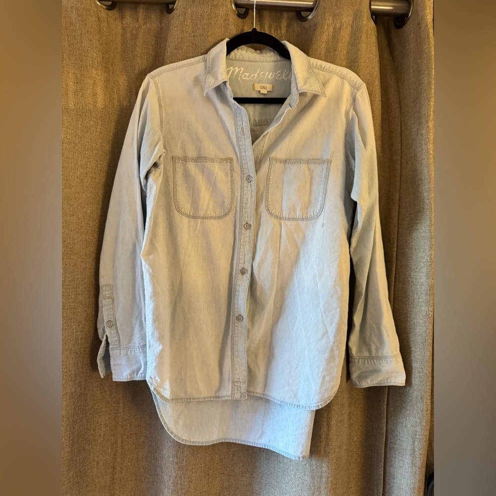 Madewell Sky Blue Casual Shirt